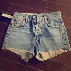 NWT Agolde Parker Denim Shorts